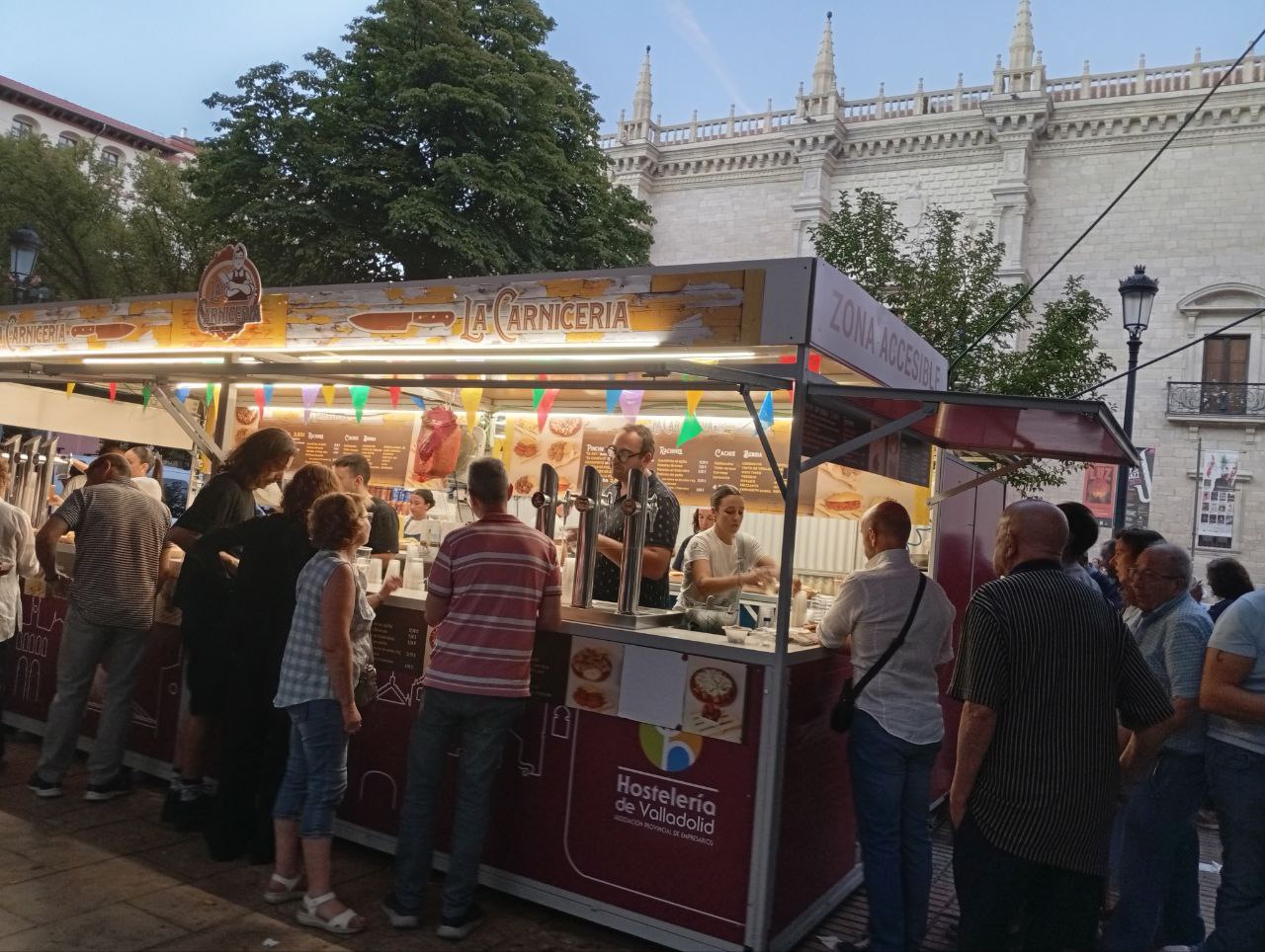 Caseta La Carnicería en la Plaza de Santa Cruz de Valladolid
