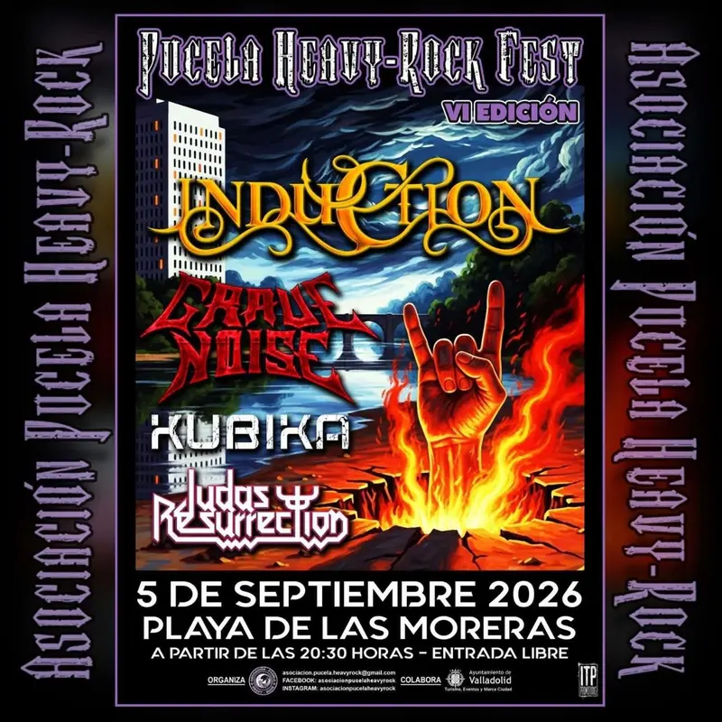 VI Pucela Heavy-Rock Fest: Induction, Grave Noise, Kubika y Judas Resurrection