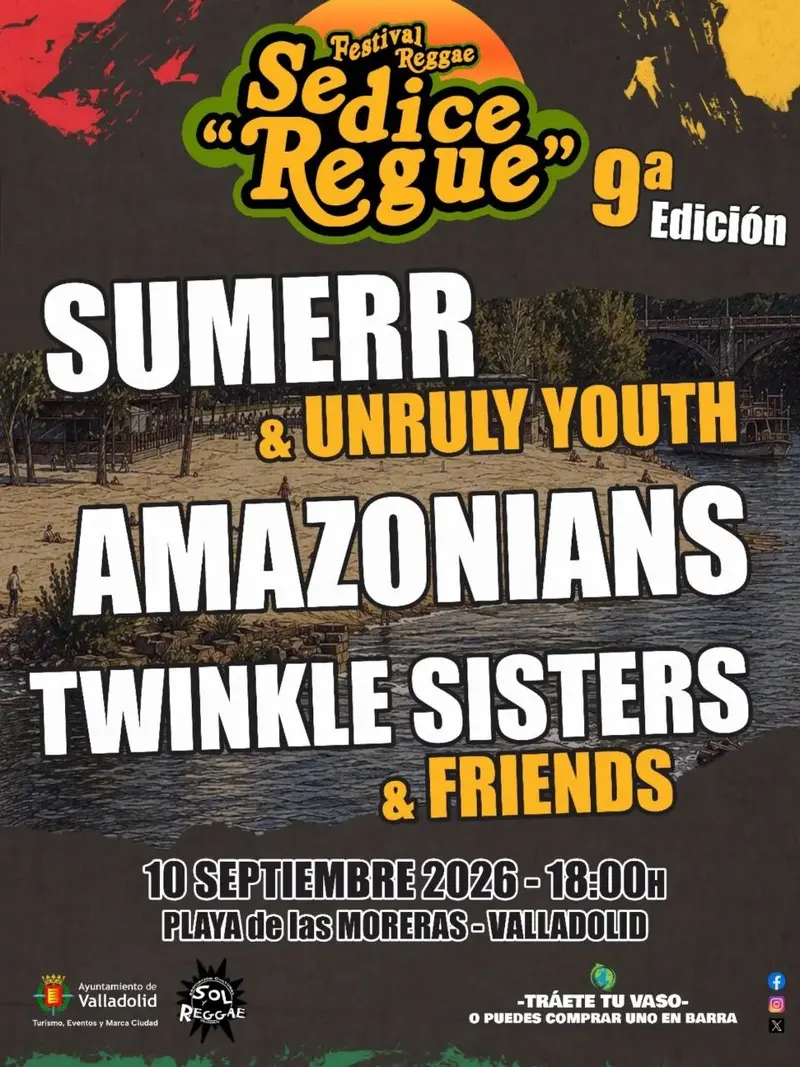 9ª Edición festival Reggae se Dice ‘Regue’ Sumerr & Unruly Youth, Amazonians, Twinkle Sisters & Friends