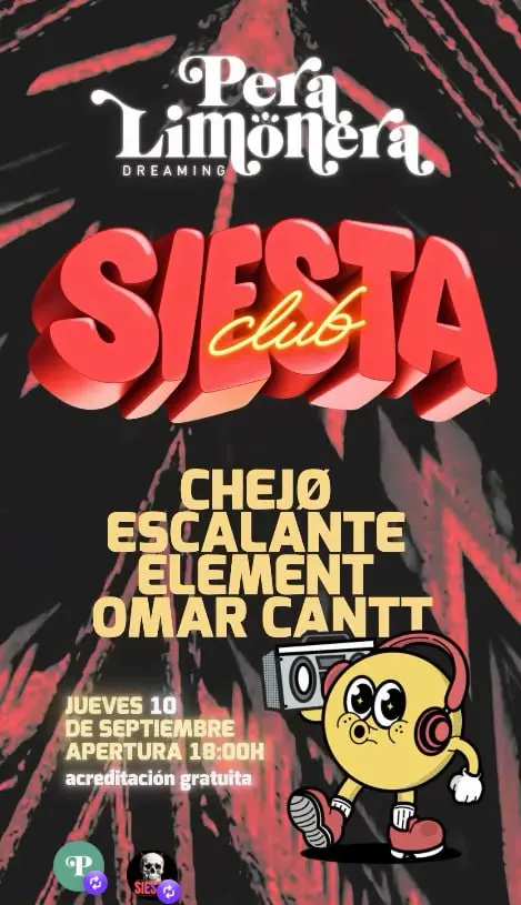 Siesta club en la Pera Limonera