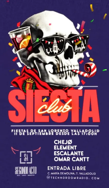 Siesta club en Segundo Acto